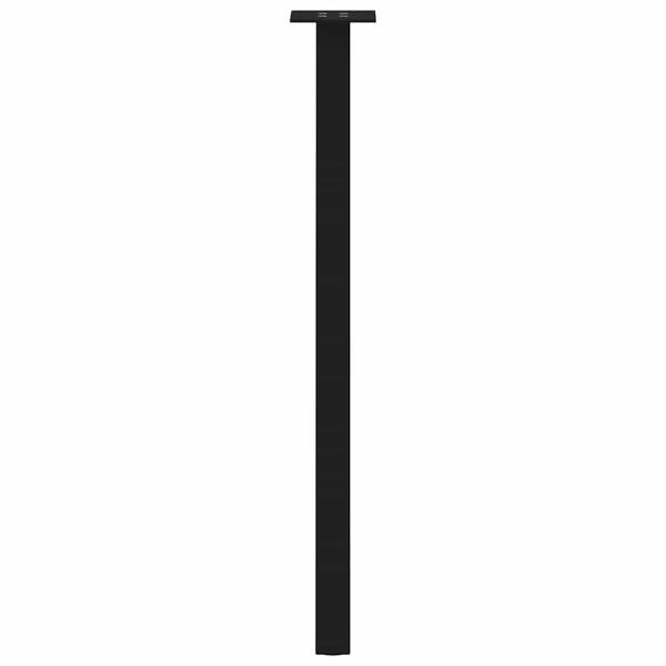 Konsolentischbeine 4 Stk. Schwarz 72 cm Stahl