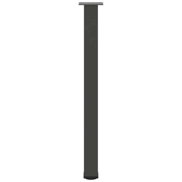 Bartischbeine 4 Stk. Anthrazit 100-102 cm Stahl