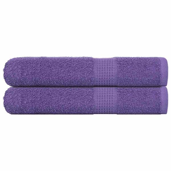 Saunatücher FROGN 2 Stk. Lila 80x200 cm 360 g/m²