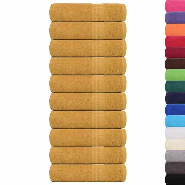 Duschtücher FROGN 10 Stk. Gold 70x140 cm 360 g/m²