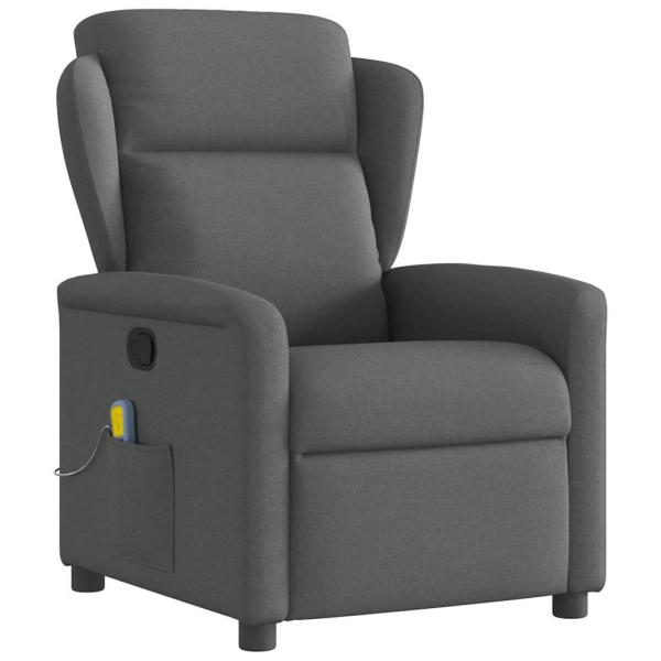 ARDEBO.de - Massage-Relaxsessel, Stoff, Dunkelgrau