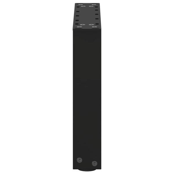 Couchtischbeine U-Form 2 Stk. Schwarz 40x(30-31) cm Stahl