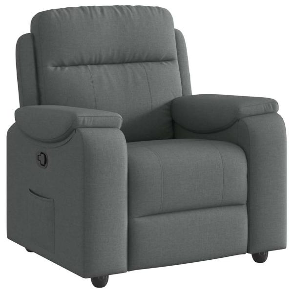 Relaxsessel Dunkelgrau Stoff