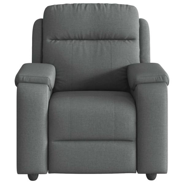 Relaxsessel Dunkelgrau Stoff