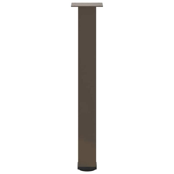 Konsolentischbeine 4 Stk. Naturstahl 72-74 cm Stahl