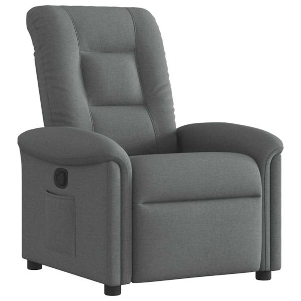 Relaxsessel Dunkelgrau Stoff