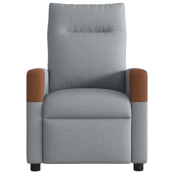 Relaxsessel Hellgrau Stoff