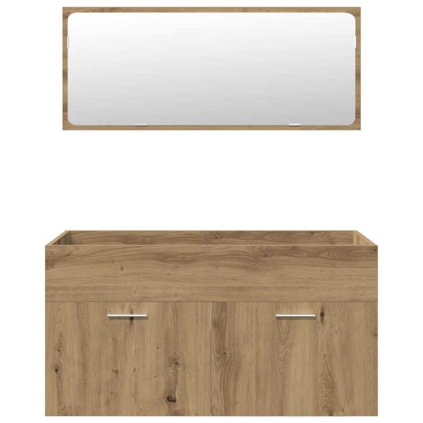 5-tlg. Badmöbel-Set Artisan-Eiche Holzwerkstoff