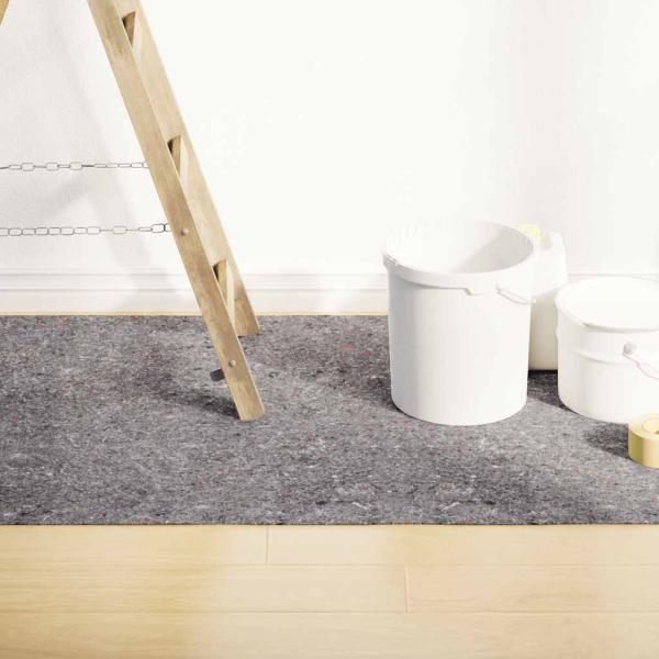 ARDEBO.de - Rutschfestes Malervlies 10 m 280 g/m² Grau
