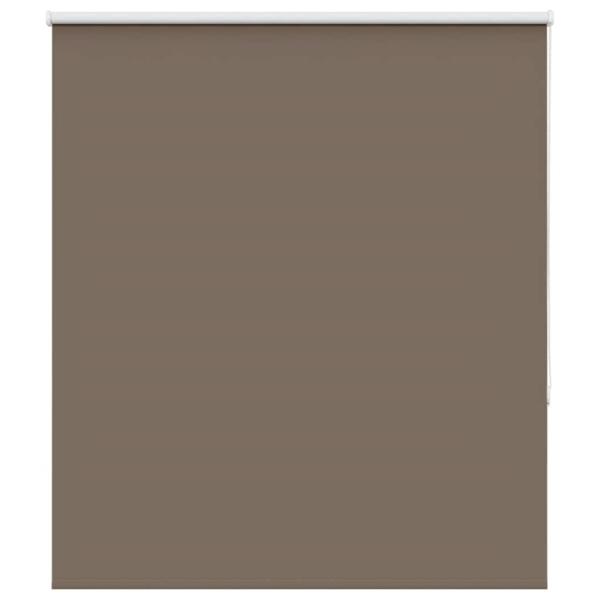 Verdunkelungsrollo Kaffeebraun 130x130cm Stoffbreite 126,6cm
