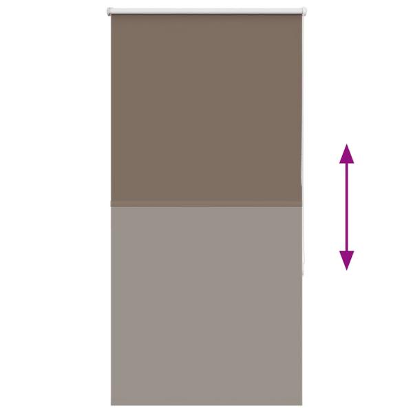 Verdunkelungsrollo Kaffeebraun 75x130cm Stoffbreite 70,7 cm