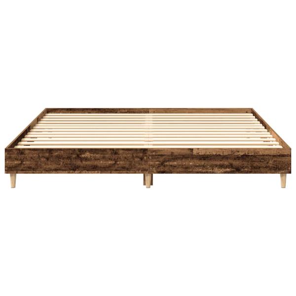 Bettgestell ohne Matratze Altholz 180x200cm Holzwerkstoff
