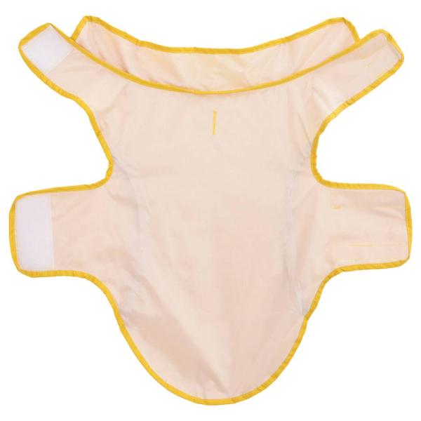 Hunde Regenmantel mit Reflexstreifen Polyester Gelb XS