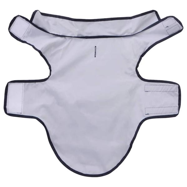 Hunde Regenmantel mit Reflexstreifen Polyester Marineblau XS