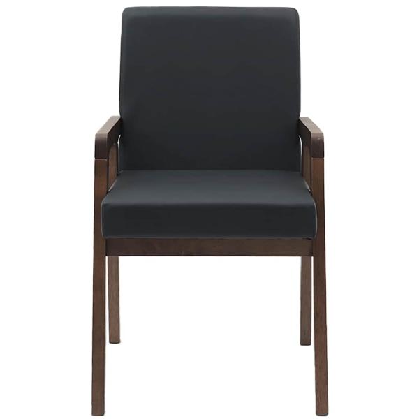 Esszimmerstühle mit Kissen 2 Stk. Braun Massivholz Gummibaum