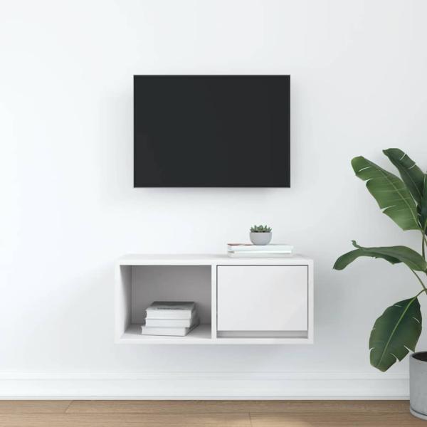 TV-Schrank Weiß 60x31x25,5 cm Holzwerkstoff
