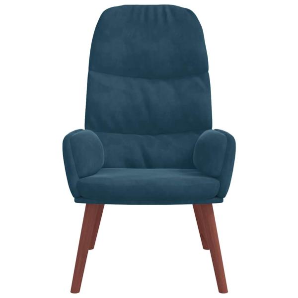Relaxsessel Blau Samt