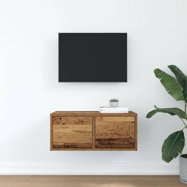 TV-Schrank Altholz-Optik 60x31x25,5 cm Holzwerkstoff