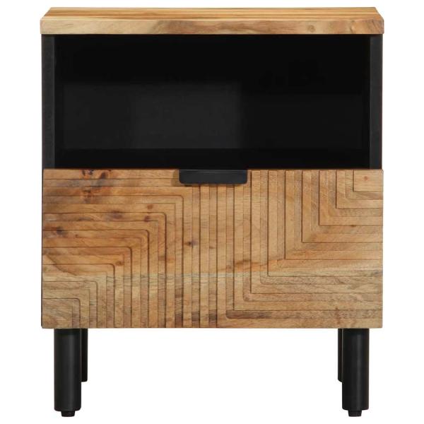 Nachttisch 40x33x46 cm Massivholz Akazie