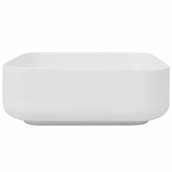 Waschbecken Quadratisch Keramik Wei? 39x39x13,5 cm