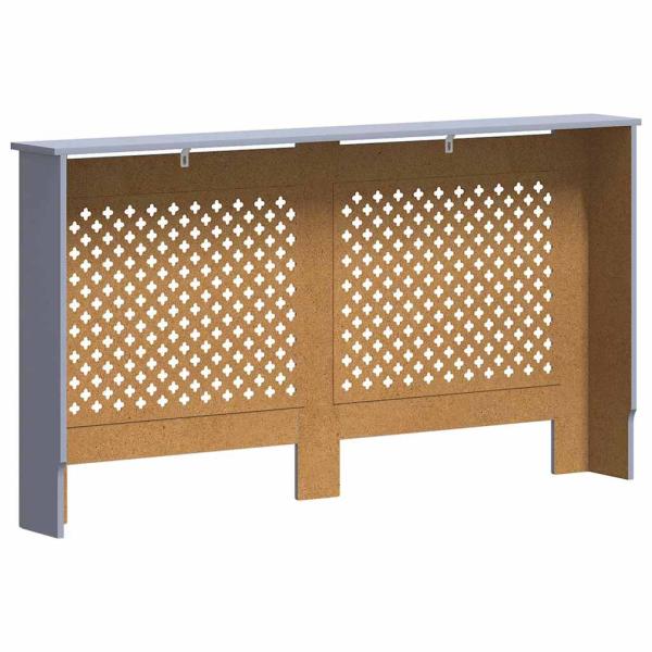 Heizkörperverkleidung Anthrazit 152x19x81,5 cm MDF