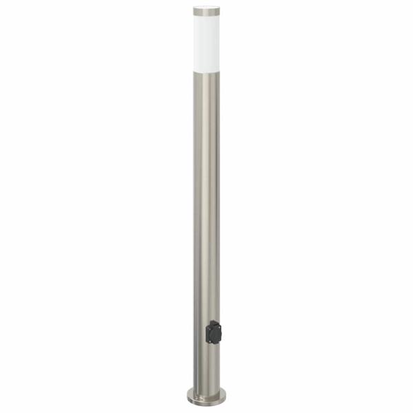 Pollerleuchte mit Auslass 110 cm Edelstahl IP44