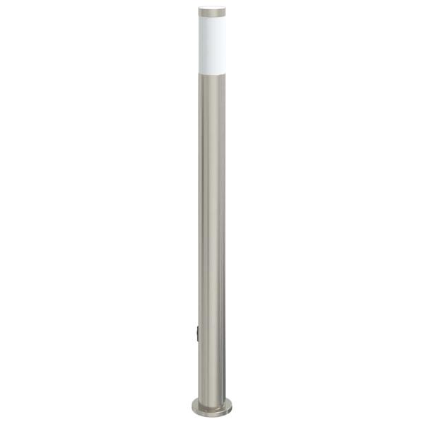 Pollerleuchte mit Auslass 110 cm Edelstahl IP44