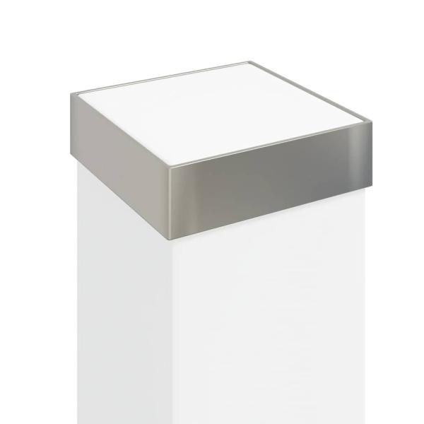 Pollerleuchten mit Auslass 3 Stk. 80 cm Edelstahl IP44