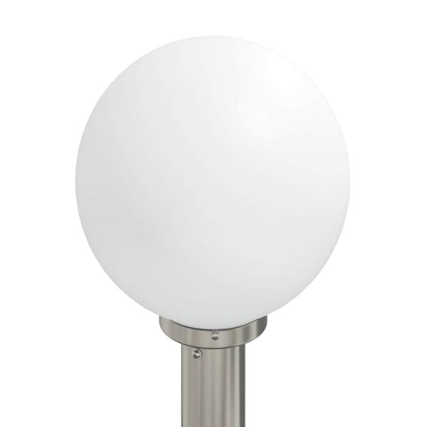 Pollerleuchten mit Sensor&Steckdose 3 Stk. 120 cm Edelstahl IP44