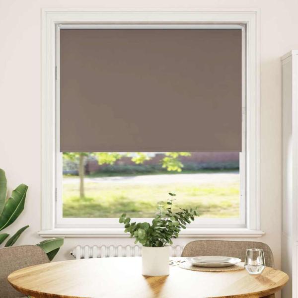 ARDEBO.de - Verdunkelungsrollo Kaffeebraun 110x175 cm Stoffbreite 105,7 cm