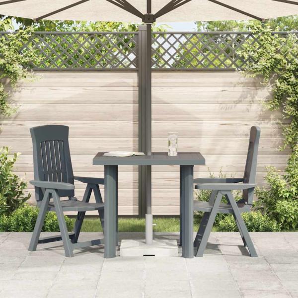 Gartentisch Grün 80x75x72 cm Kunststoff