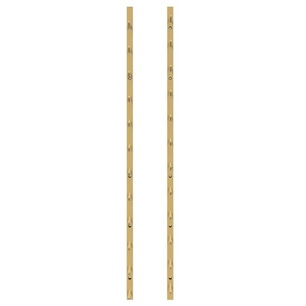 Wand-Weinregal für 12 Flaschen Golden Eisen