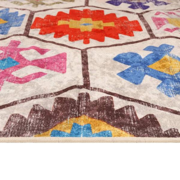 Teppich Waschbar Mehrfarbig 160x230 cm