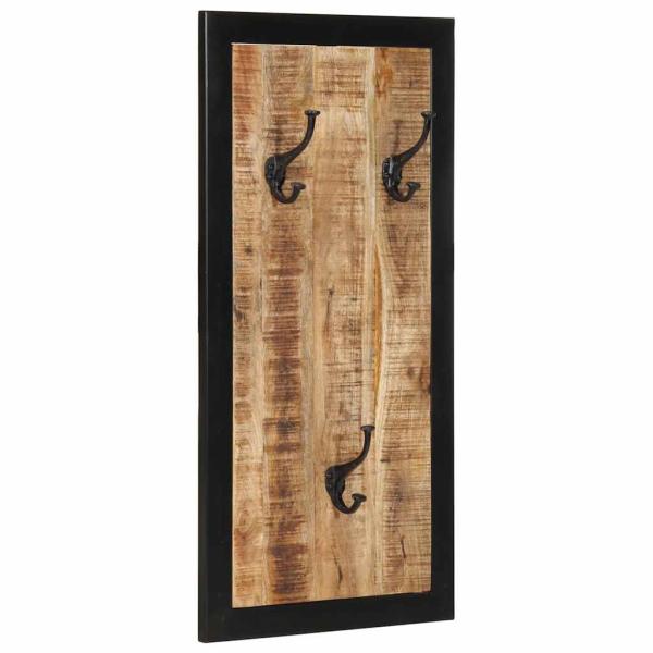 ARDEBO.de - Garderobe 40x2x80 cm Raues Massivholz Mango