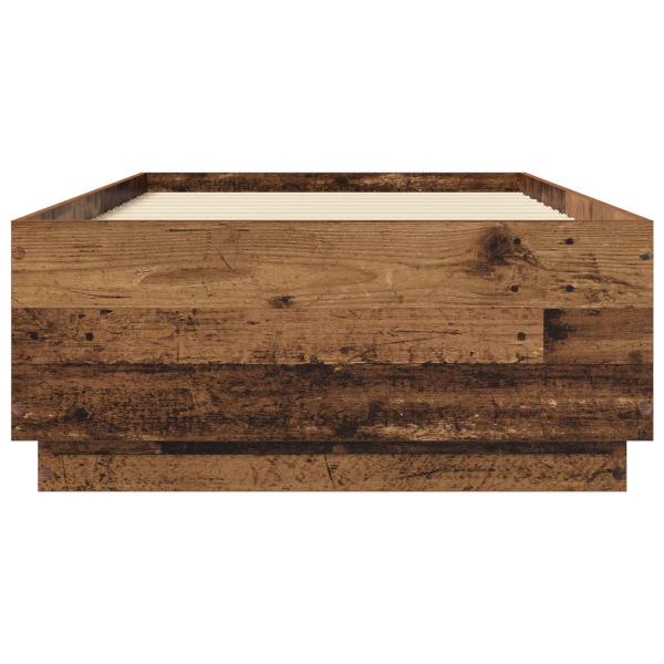 Bettrahmen Altholz 80 x 200 cm Holzwerkstoff