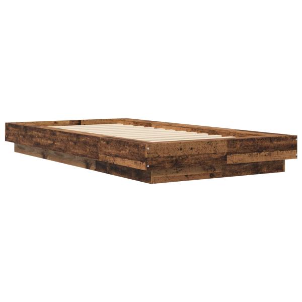 Bodenbettgestell Altholz 80 x 210 cm Holzwerkstoff