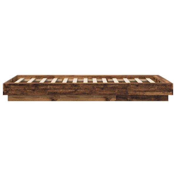 Bodenbettgestell Altholz 80 x 210 cm Holzwerkstoff