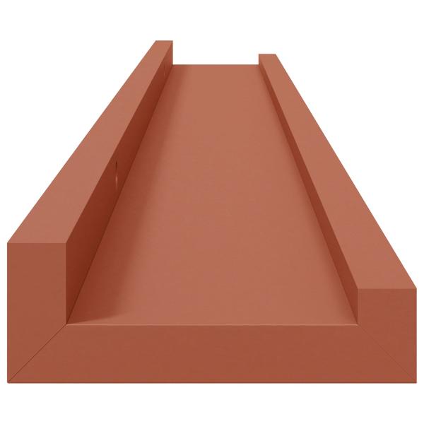 Wandregal Wandhalterung 4 pcs Rot 80 x 9 x 3 cm Holzwerkstoff