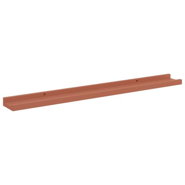 Wandregal Wandhalterung 4 pcs Rot 80 x 9 x 3 cm Holzwerkstoff