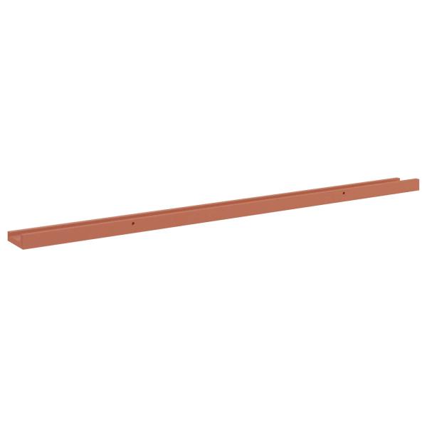 Wandregal Wandhalterung 4 Stk. Rot 115 x 9 x 3 cm Holzwerkstoff