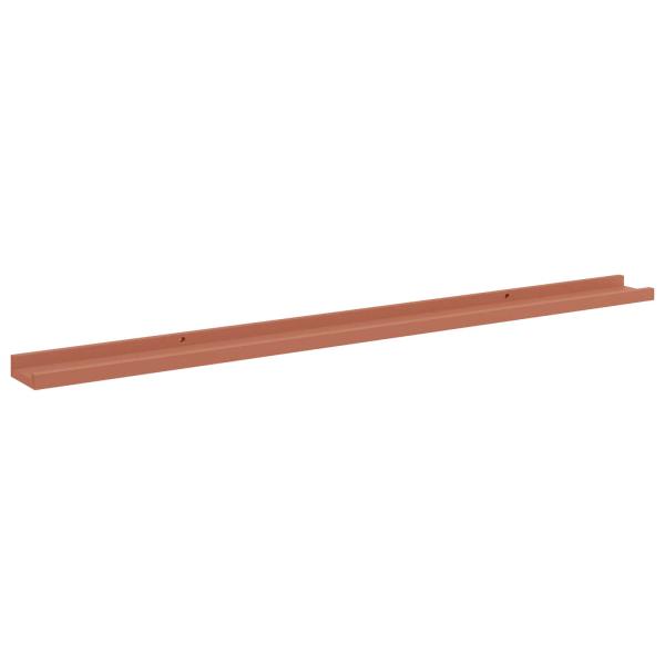 Wandregal Wandhalterung 4 Stk. Rot 115 x 9 x 3 cm Holzwerkstoff