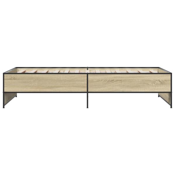Bettrahmen Sonoma-Eiche 80 x 200 cm Holzwerkstoff