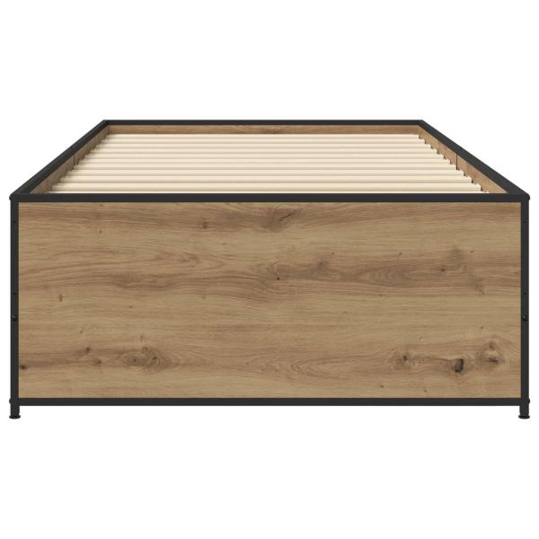 Bettrahmen Artisan-Eiche 80 x 200 cm Holzwerkstoff
