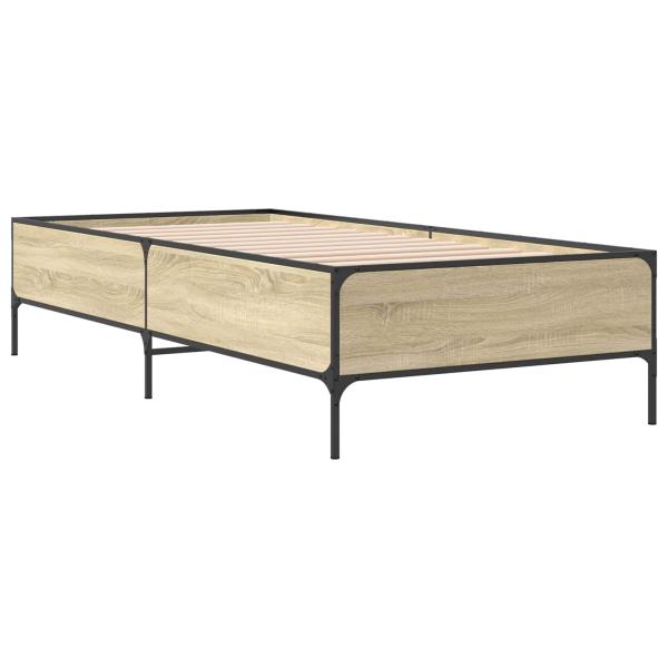 Bettrahmen Sonoma-Eiche 80 x 200 cm Holzwerkstoff