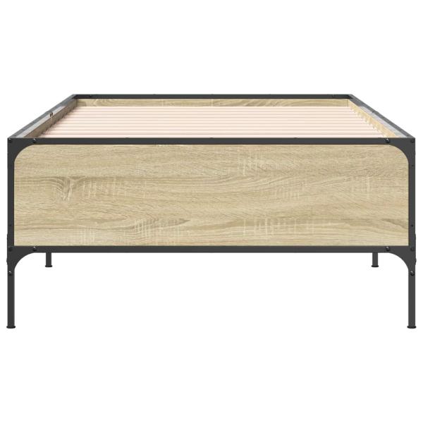 Bettrahmen Sonoma-Eiche 80 x 200 cm Holzwerkstoff