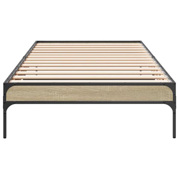 Bettrahmen Sonoma-Eiche 80 x 200 cm Holzwerkstoff