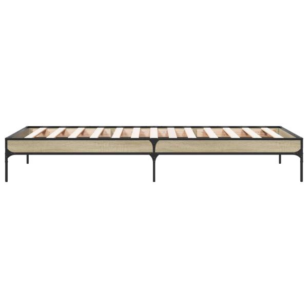 Bettrahmen Sonoma-Eiche 80 x 200 cm Holzwerkstoff