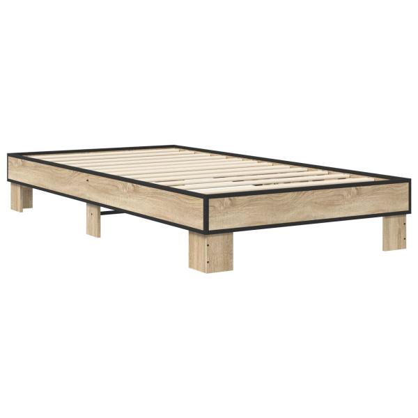 Bettrahmen Sonoma-Eiche 80 x 200 cm Holzwerkstoff
