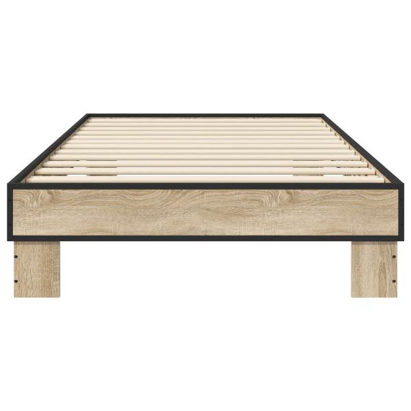 Bettrahmen Sonoma-Eiche 80 x 200 cm Holzwerkstoff