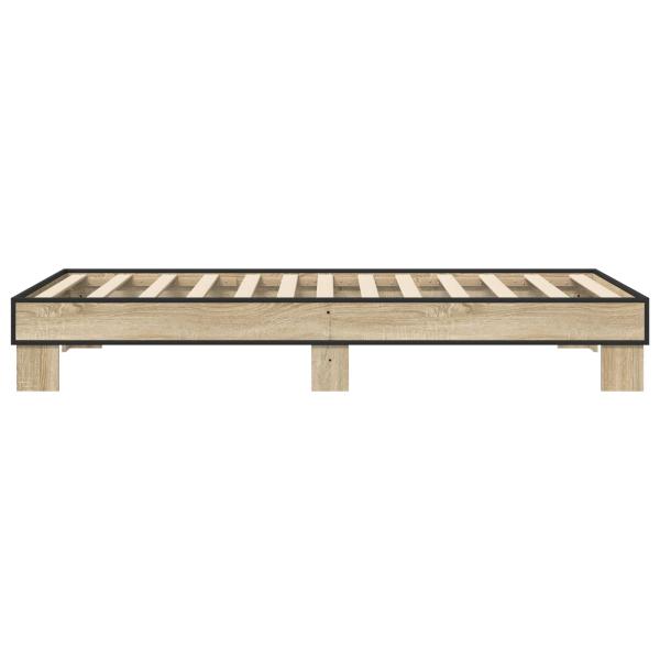 Bettrahmen Sonoma-Eiche 80 x 200 cm Holzwerkstoff